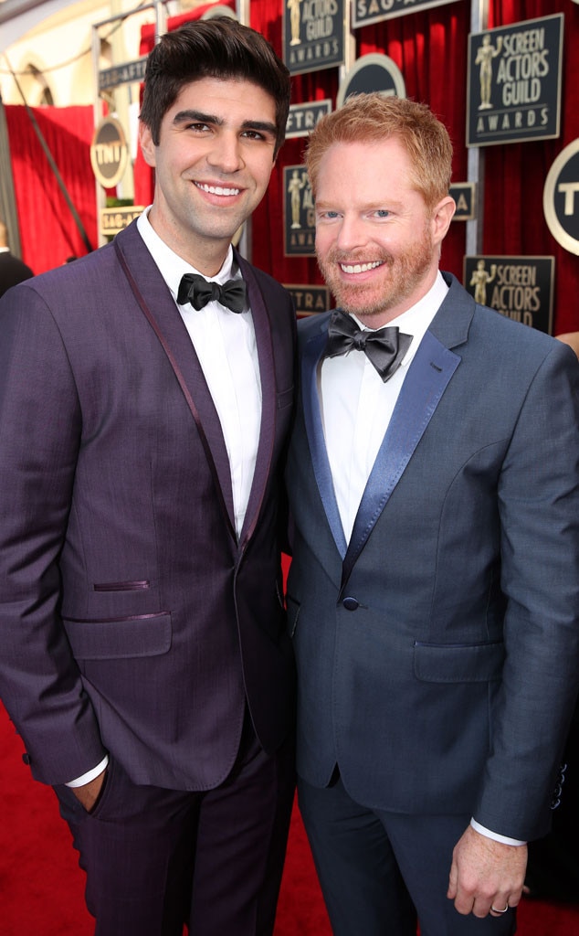 Jesse Tyler Ferguson & Justin Mikita from 2014 SAG Awards: Red Carpet ...