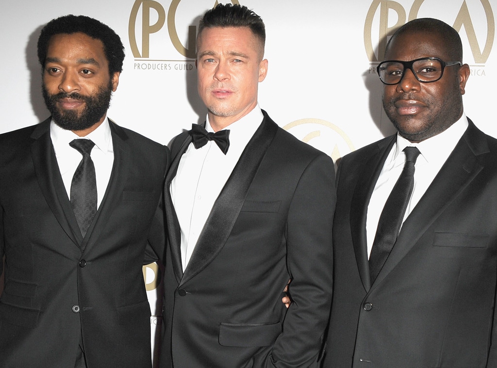 Chiwetel Ejiofor, Brad Pitt, Steve McQueen