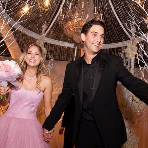 Kaley cuoco shop wedding jumpsuit