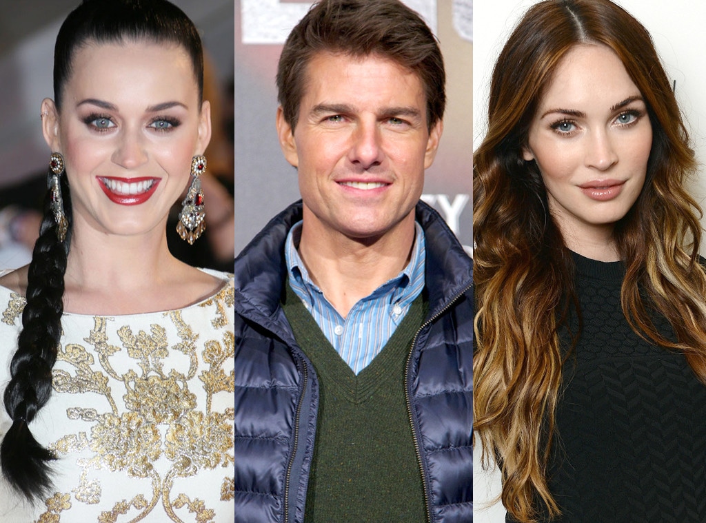 Katy Perry, Tom Cruise, Megan Fox