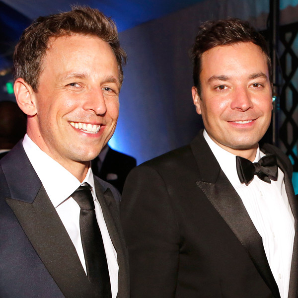 Jimmy Fallon #39 s Advice for New Late Night Host Seth Meyers E Online
