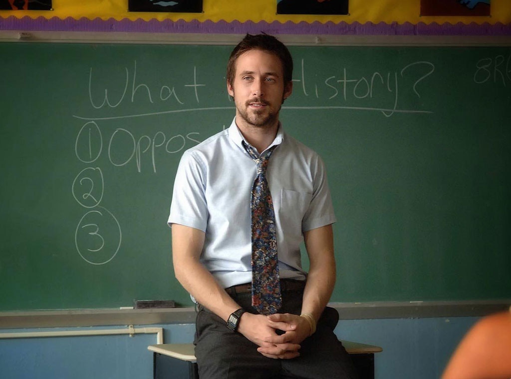 Ryan Gosling From Stars Playing Teachers E News