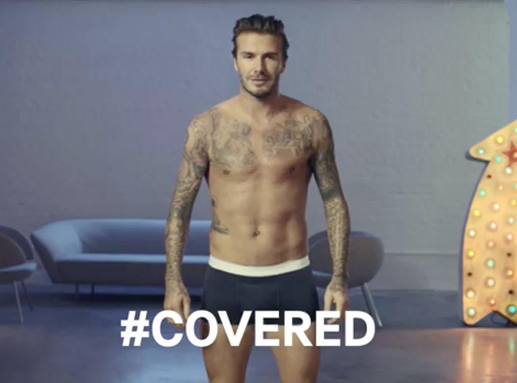 David Beckham S Handm Underwear Super Bowl Ad Revealed—watch The Teaser Now E News