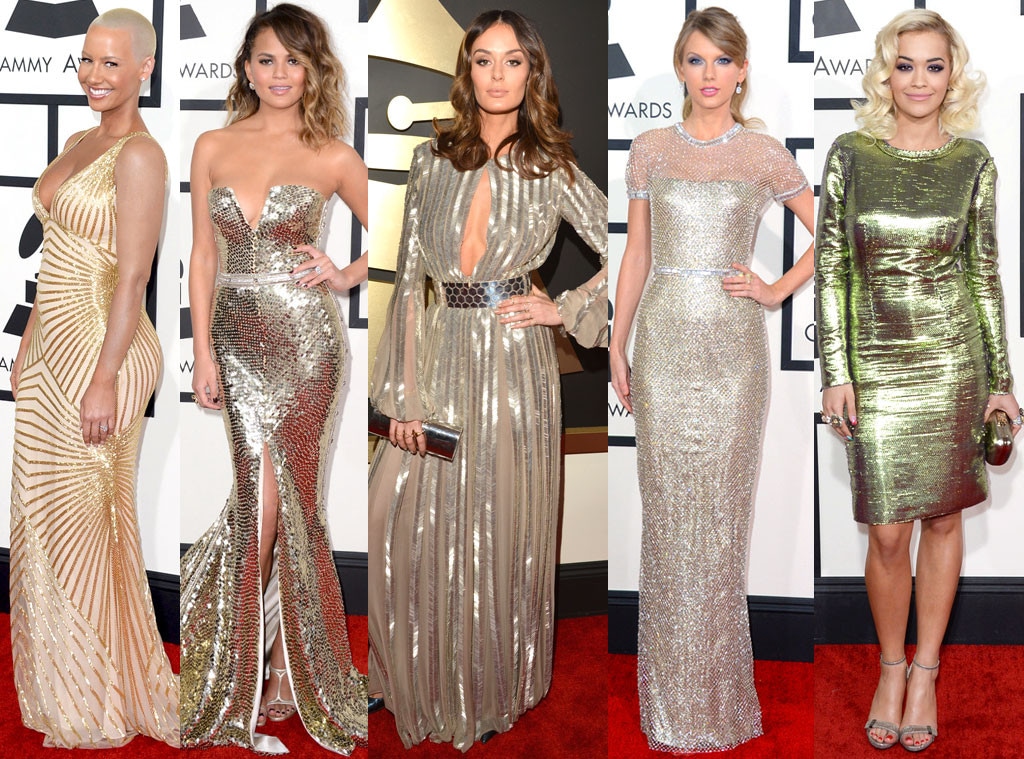 Grammys Glittery Gowns