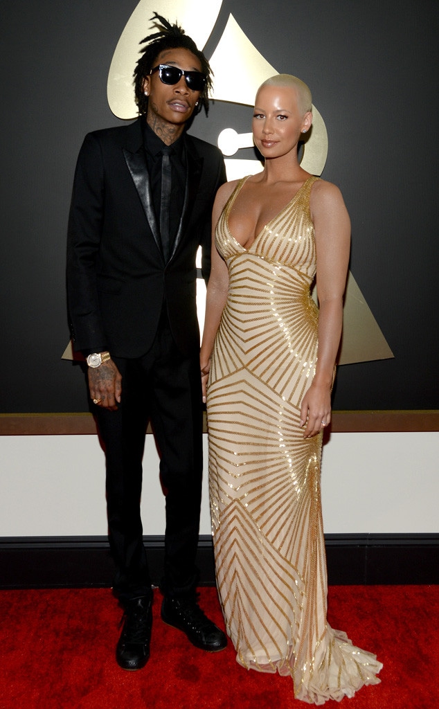 Exclusive: Amber Rose Flashes Major Cleavage at Grammys Exclusive: Amber Rose Flashes Major Cleavage at Grammys