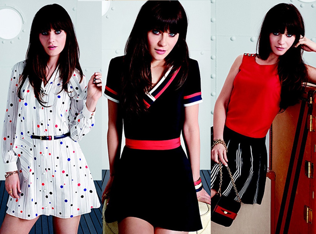 Zooey Deschanel, Tommy Hilfiger 