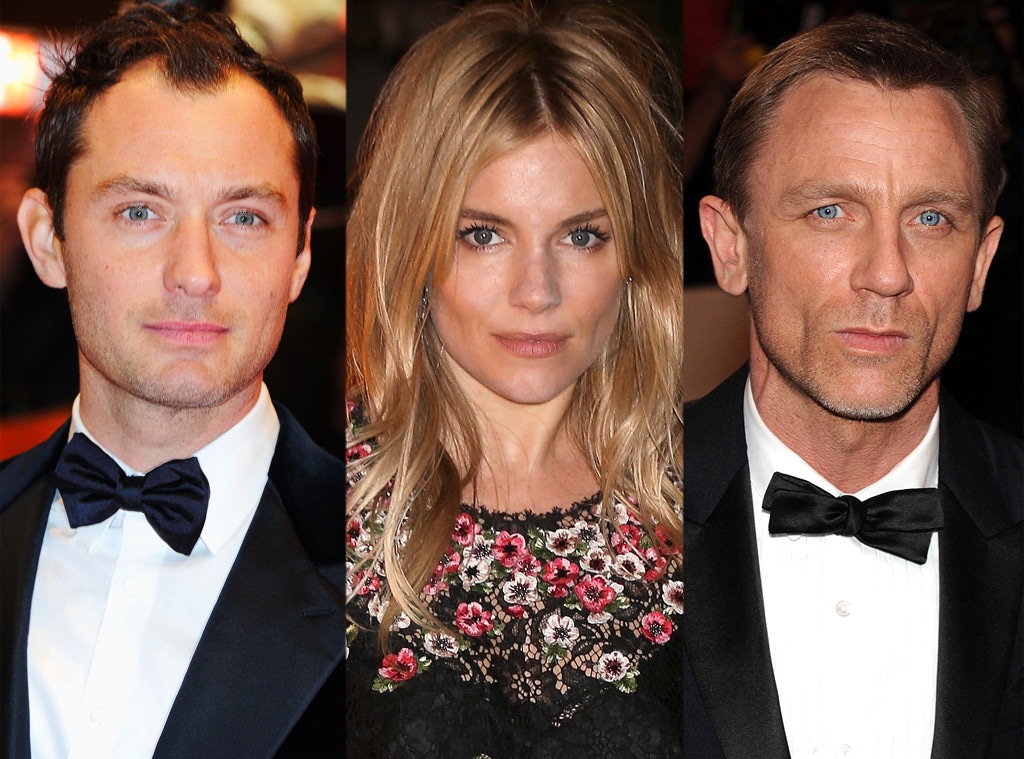 Jude Law, Sienna Miller, Daniel Craig