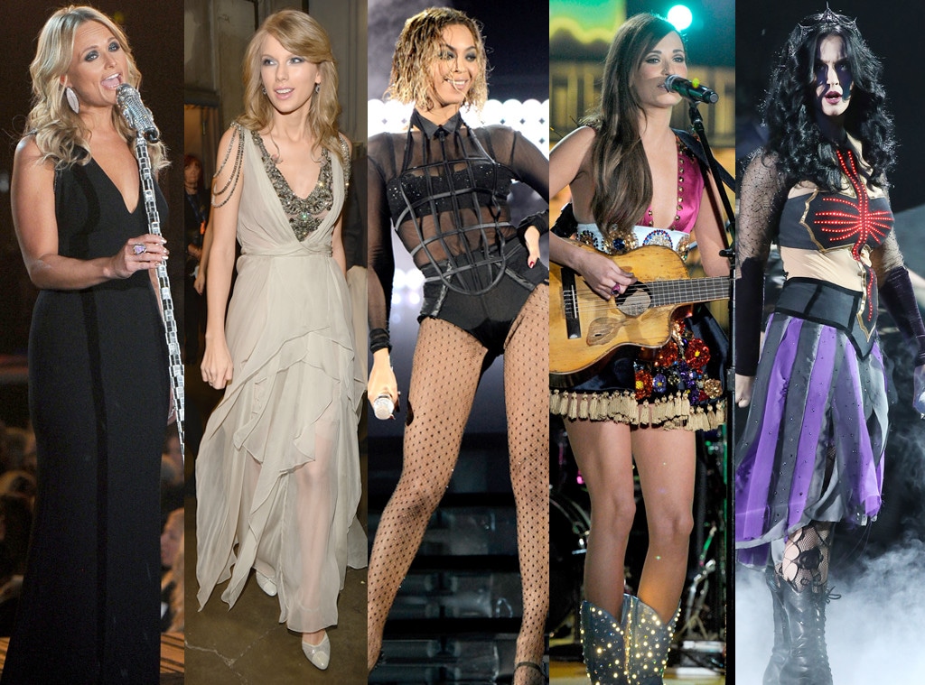 Miranda Lambert, Taylor Swift, Beyonce, Kacey Musgraves, Katy Perry, GRAMMYS 2014