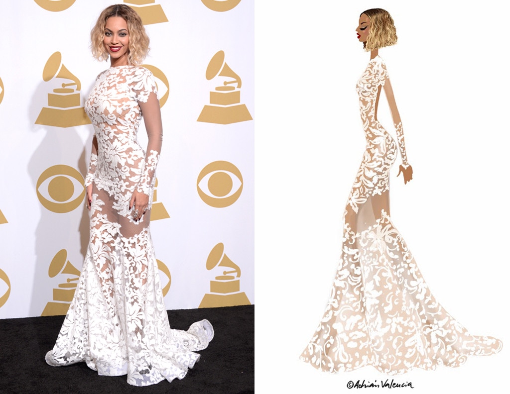 Exclusive! Beyonc's Stylist Talks Grammy Gown, Shares Sketches Exclusive! Beyonc's Stylist Talks Grammy Gown, Shares Sketches