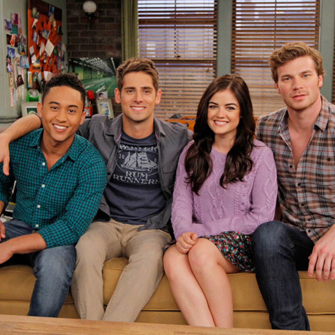 Watch Lucy Hale S Adorable Baby Daddy Interview E Online Watch Lucy Hale S Adorable Baby Daddy Interview E Online