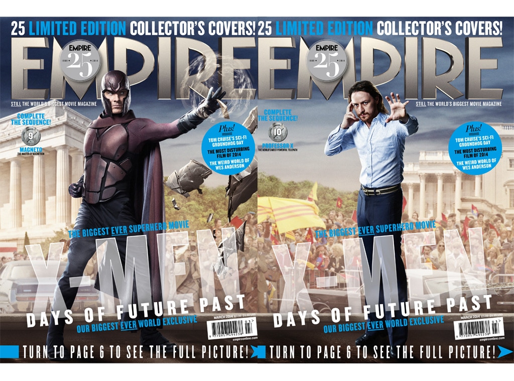 James McAvoy, Michael Fassbender, X-Men, Empire Magazine