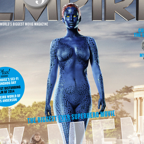 1200px x 1200px - J.Law Is Naked on the Cover of Empire in Body Paint - E! Online