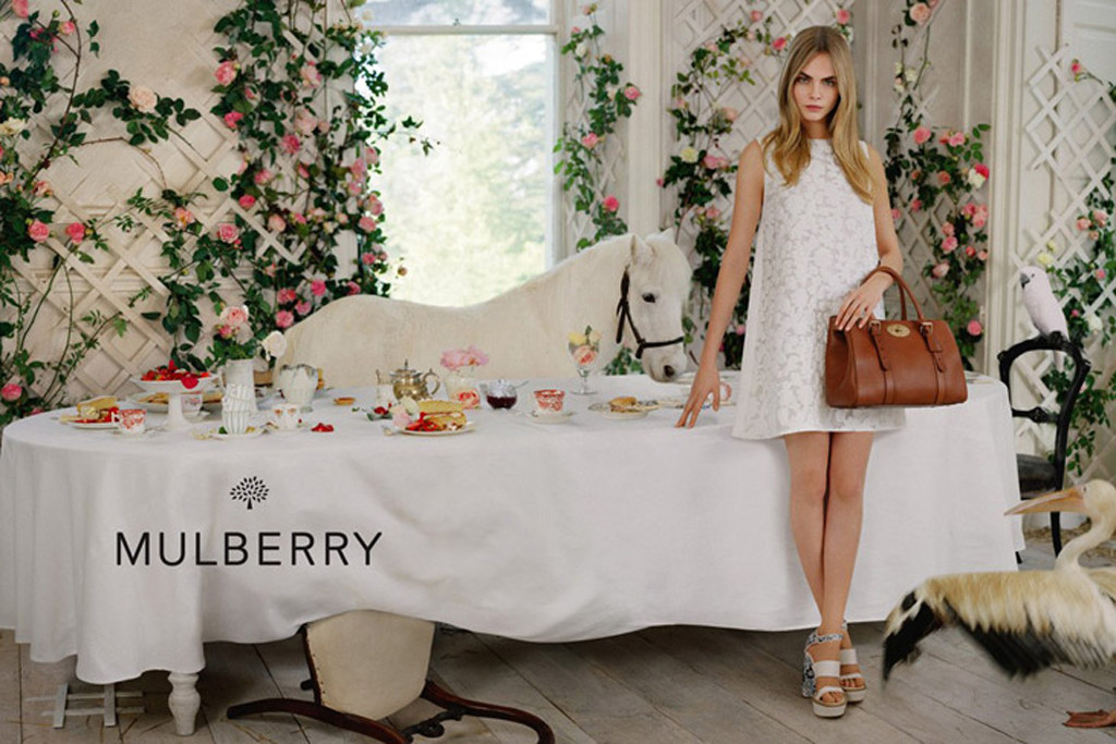 Cara Delevingne, Mulberry 2014 Campaign