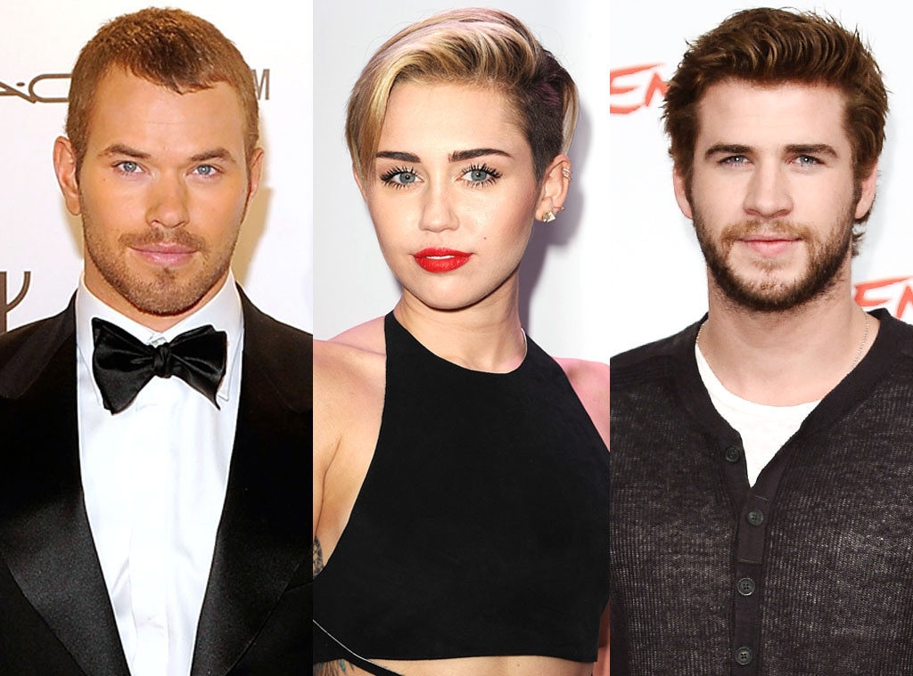 Miley Cyrus, Liam Hemsworth, Kellan Lutz