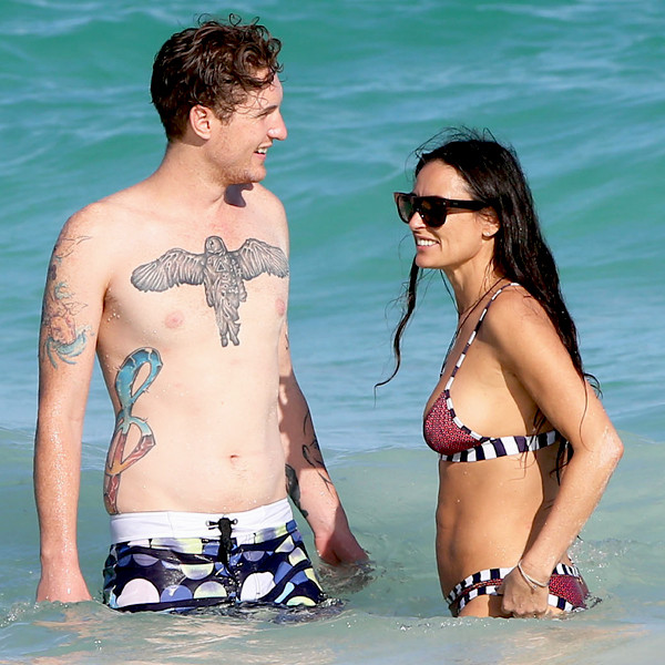 Exclusive! Demi, 51, Packs on PDA With New Beau Sean Friday, 27