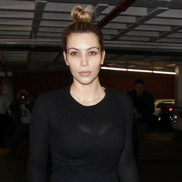 Kim Kardashian Takes Makeup Free Trip To The Gym E Online