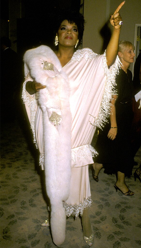 Oprah Winfrey, 1986 from Stars' First Golden Globes | E! News