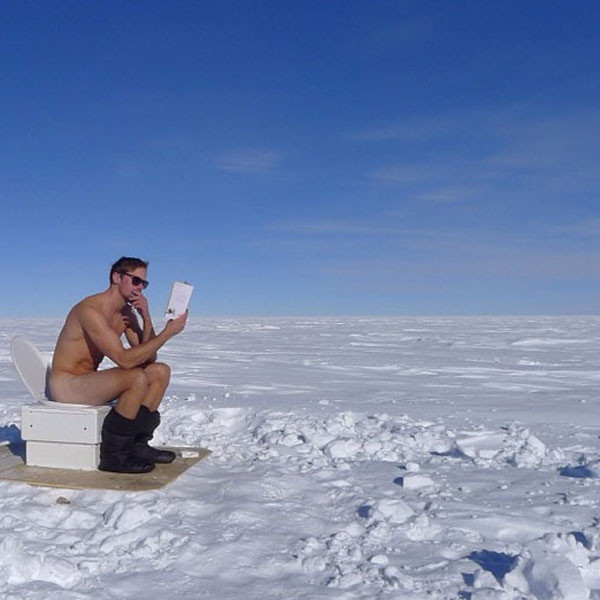 Alexander Skarsgård Poses Fully Nude in Antarctica