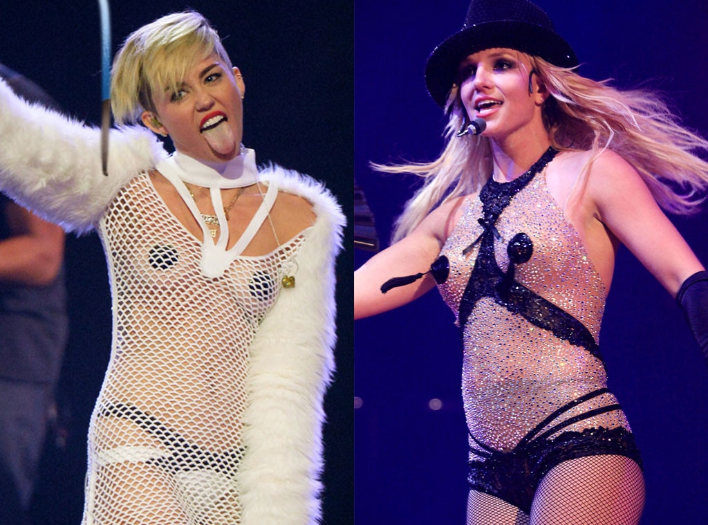 Miley Cyrus, Britney Spears