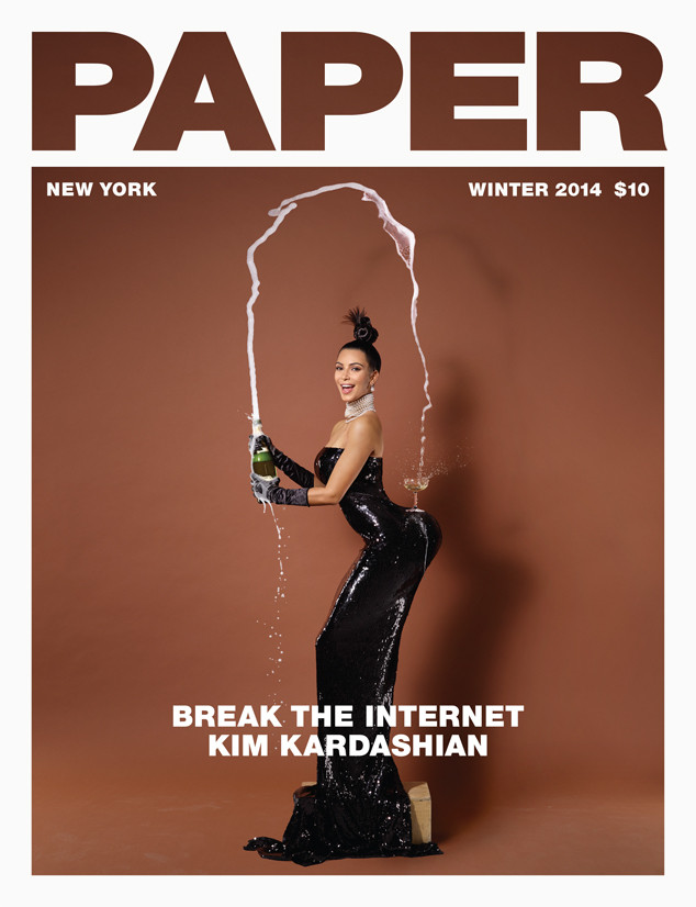 Paper From Kim Kardashians Hottest Covers E News