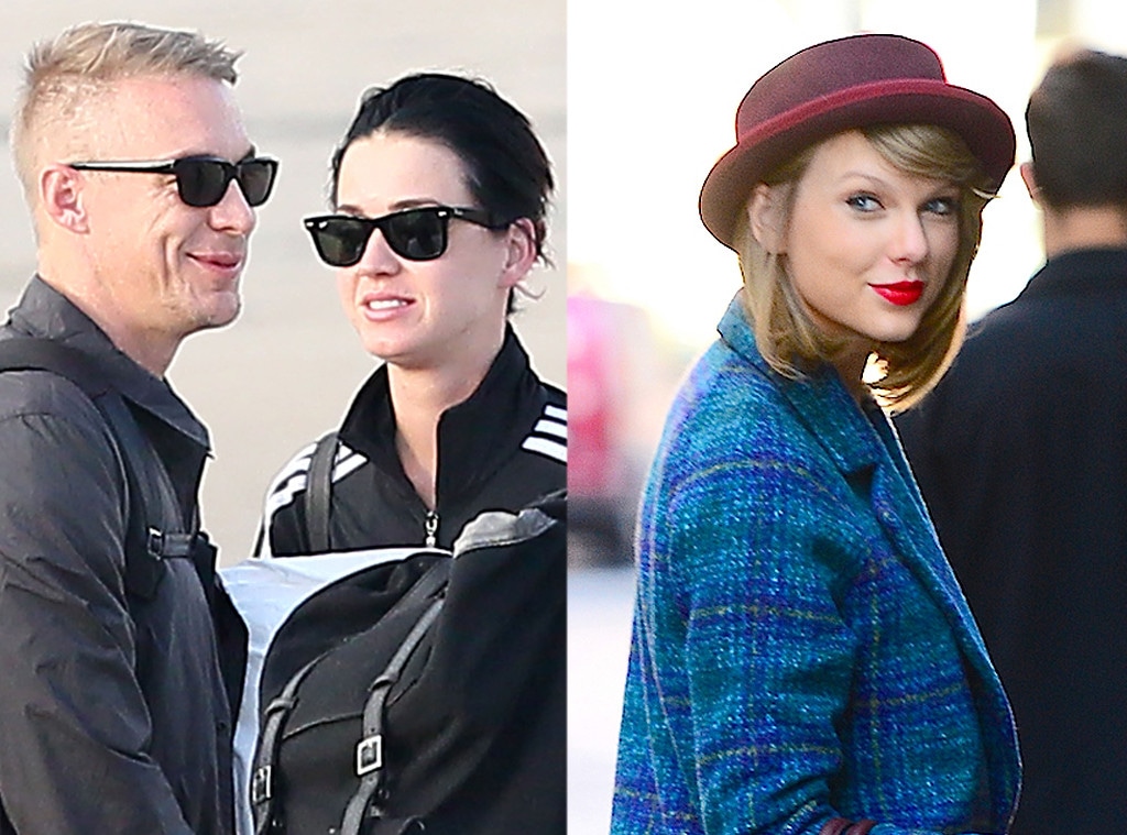 Katy Perry, Diplo, Taylor Swift