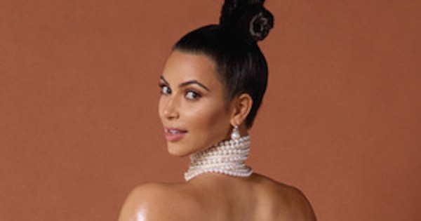 Kim Kardashian Nude Butt LOVE Magazine Pics