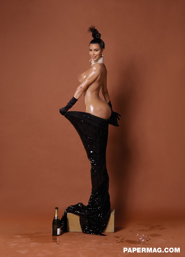 Kardashian naked butt