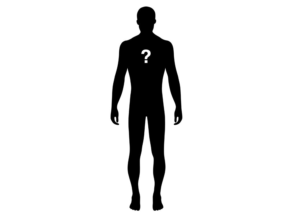 Question Mark Silhouette, Male