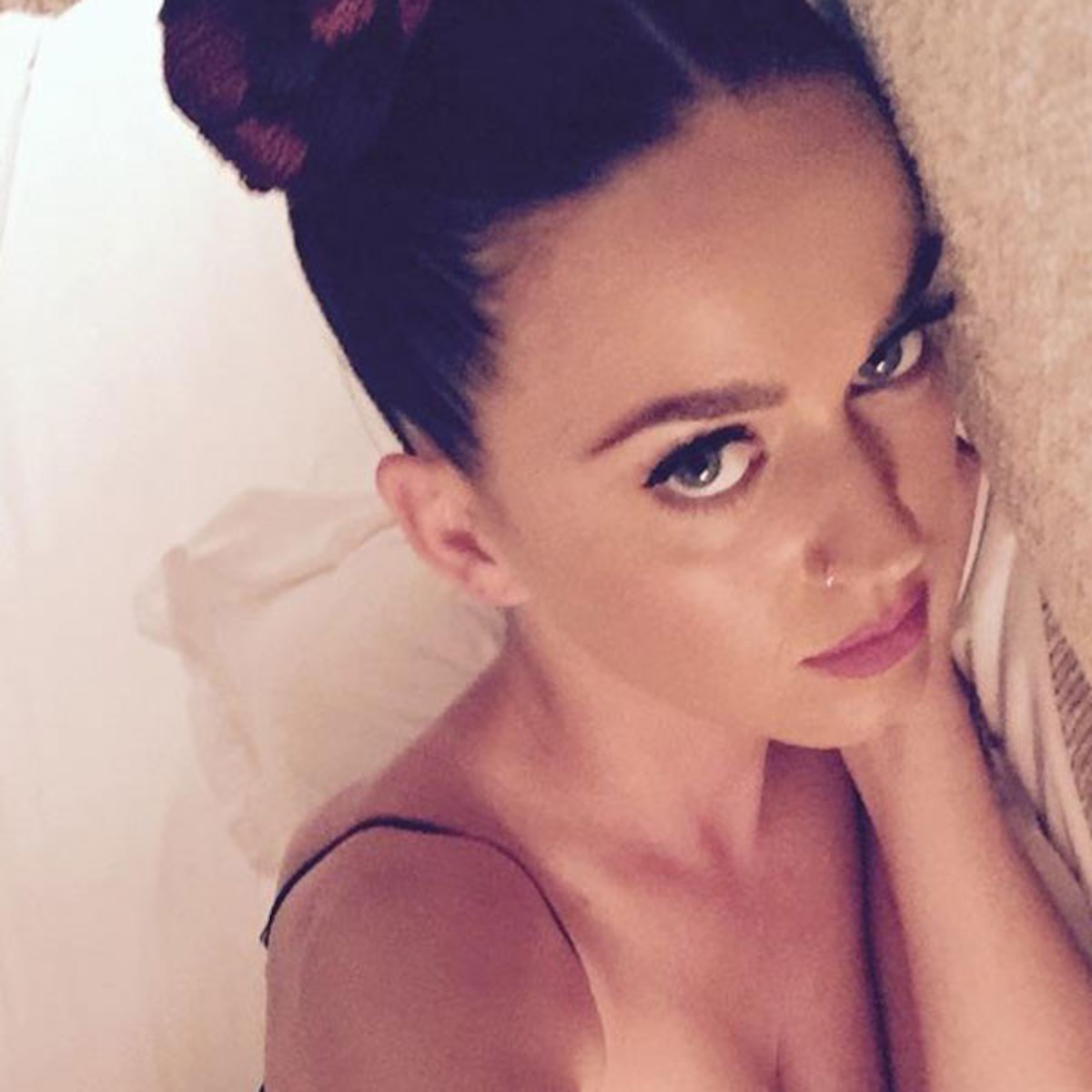 Katy Perry Bares Cleavage in ''Lolita'' SelfieSee the Pic! Katy Perry Bares Cleavage in ''Lolita'' SelfieSee the Pic!