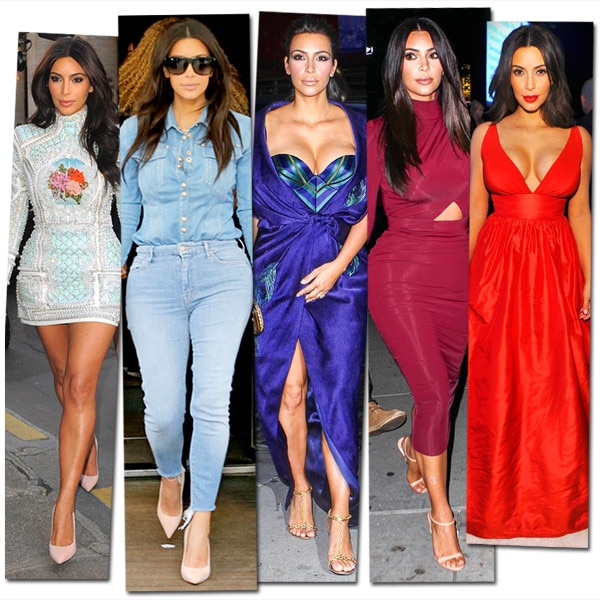 Best Of 2014: Kim Kardashian's Style Moments - E! Online - UK