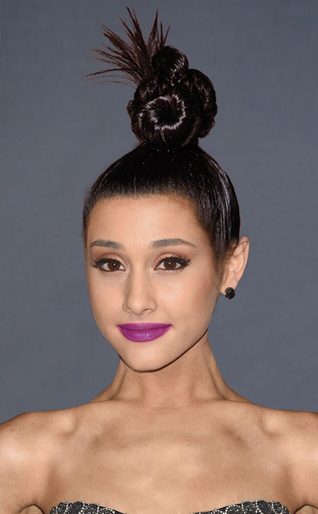 Kim Kardashian from Ariana Grande: Celeb Hairdo Swap  E! News