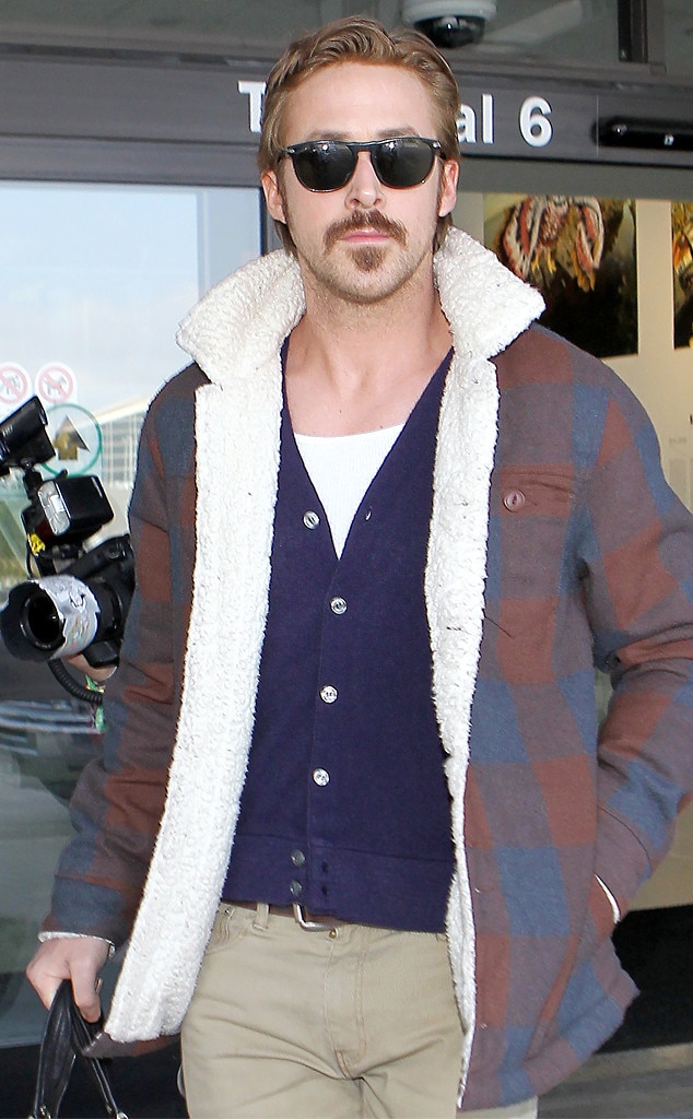 Ryan Gosling From Stars With Mustaches E News 