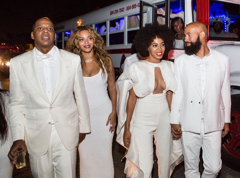 Celebrity Bridesmaids, Jay-Z, Beyonce Knowles, Solange Knowles, Alan Ferguson, Wedding
