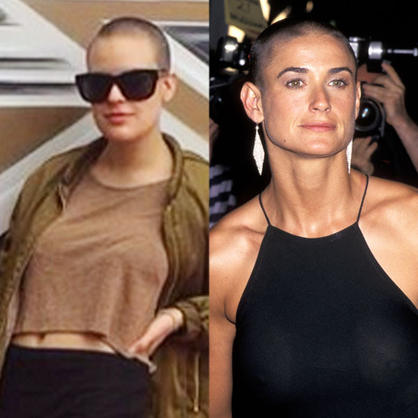 Watch Tallulah Channels Mom Demi & Shaves Her Head! E! Online(00)