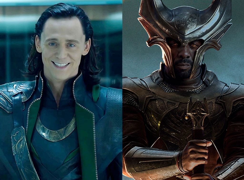 Tom Hiddleston, Idris Elba, Thor 