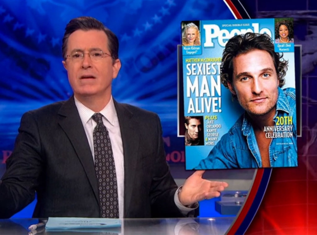 Stephen Colbert, Matthew McConaughey