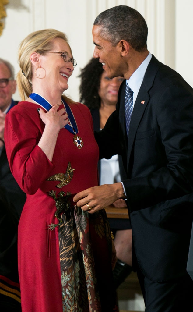 Barack Obama, Meryl Streep