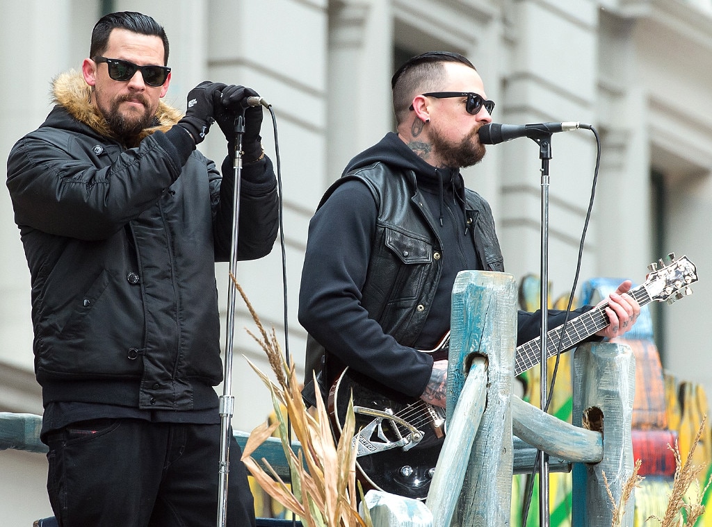 Joel Madden And Benji Madden From Celebs At Macy S Thanksgiving Day Parade 2014 E News