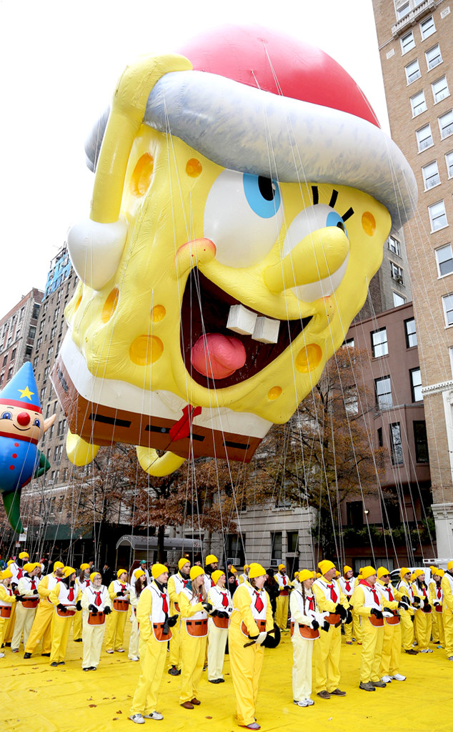 SpongeBob SquarePants from Celebs at Macy's Thanksgiving Day Parade ...