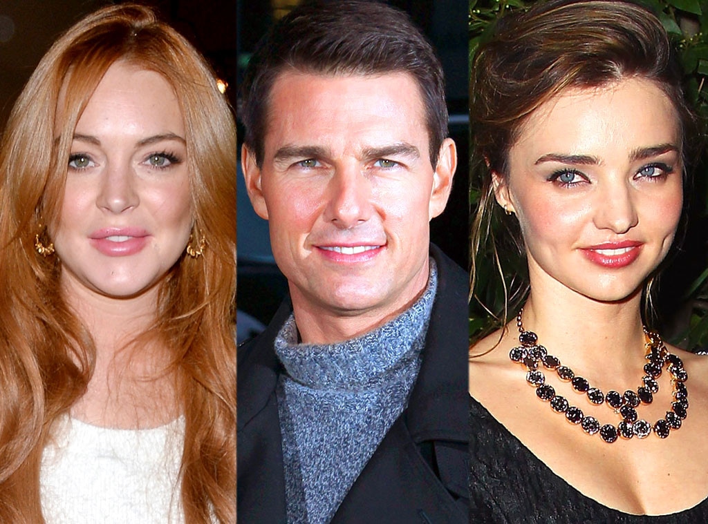 Lindsay Lohan, Tom Cruise, Miranda Kerr