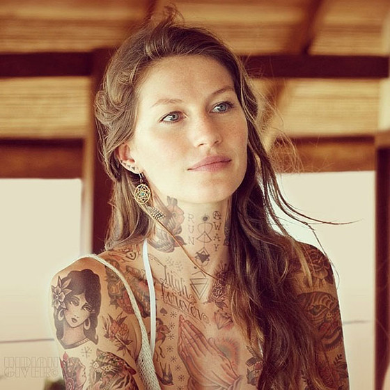 Русские актрисы с татуировками