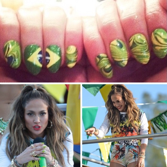 Flicks and Red Lips: LFW SS14 Nail Trends
