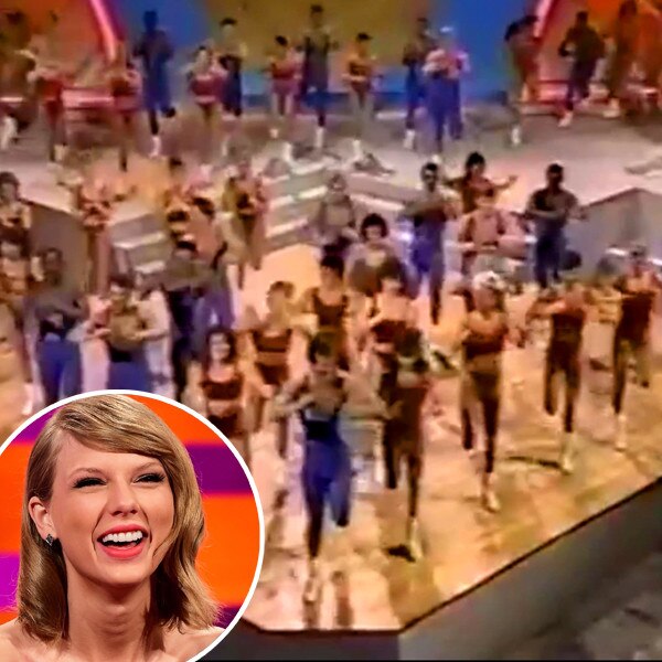 shake it off’ fits almost too perfectly with aerobic dance video