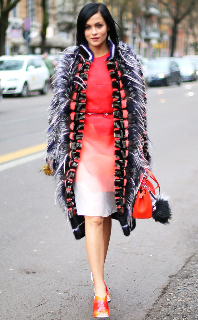 Milan from Street Style: Winter Coats | E! News