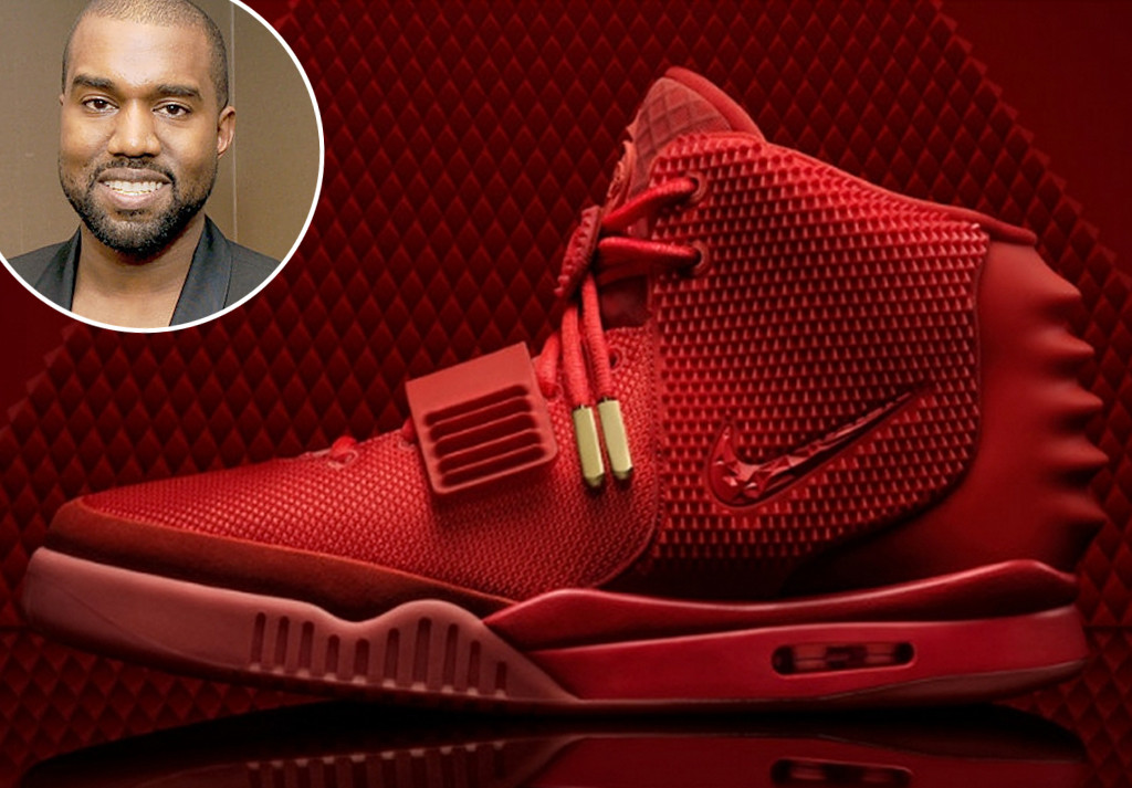 estante evitar Desviarse Kanye West Red October Sneaker Going for $16.3M on eBay - E! Online