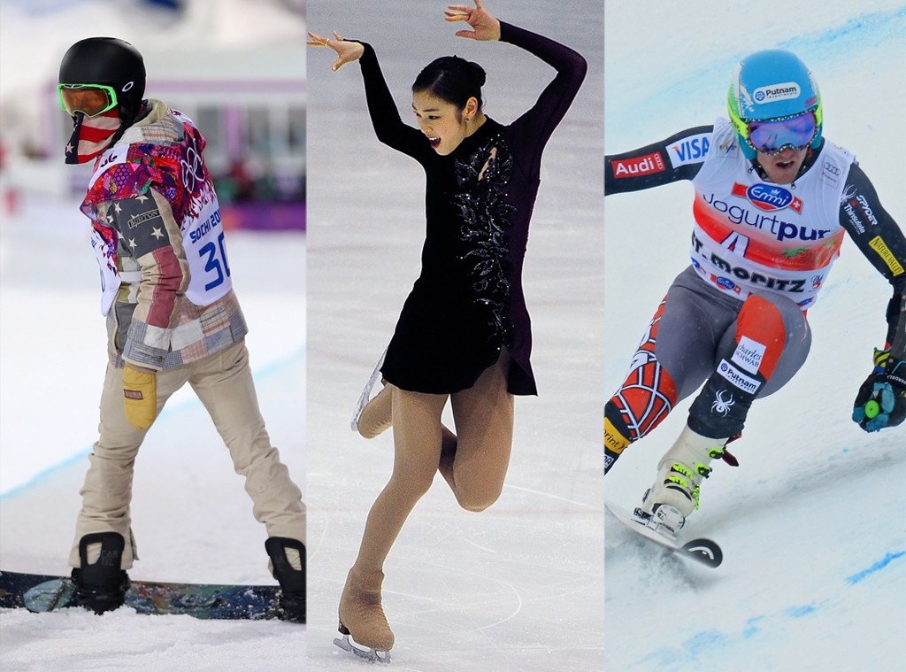 Shaun White, Kim Yu-Na, Ted Ligety, Sochi Winter Olympics