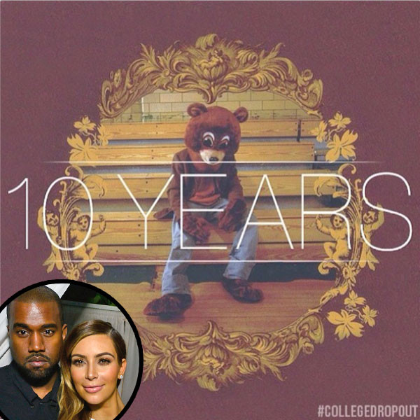 Kim Kardashian Celebrates 10 Year Anniversary Of Kanye S Debut Album E Online Uk