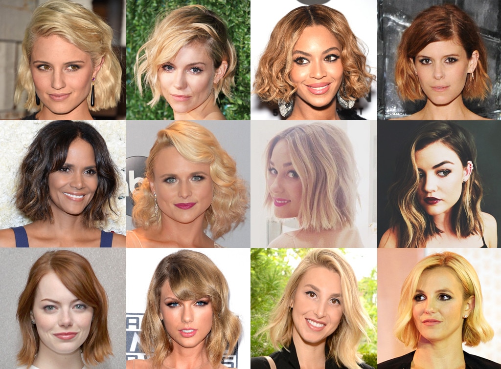 Best Celebrity Hairstyles  Bobs and Lobs to Gush Over