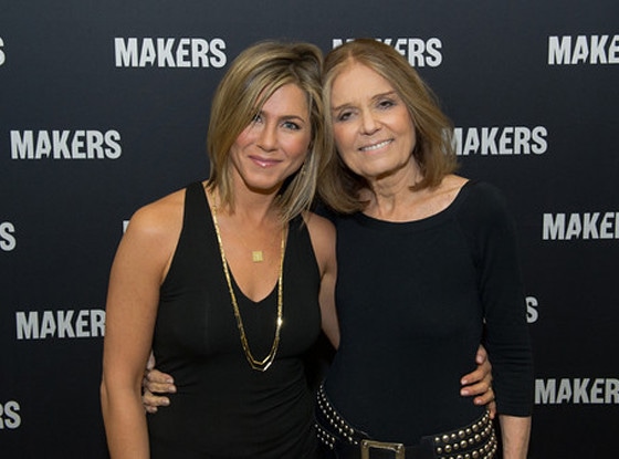 Jennifer Aniston, Gloria Steinem