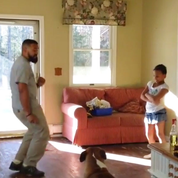 Watch This Adorable Daddy & Daughter's HipHop Dance Battle! E! Online
